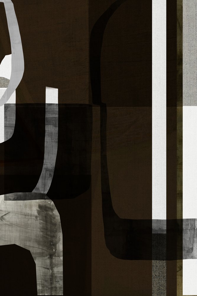 Mörk minimalistisk abstraktion av cartissi