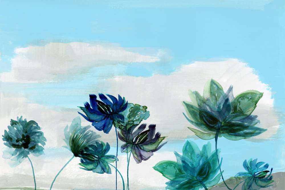 Eteriska himmelsblommor av cartissi