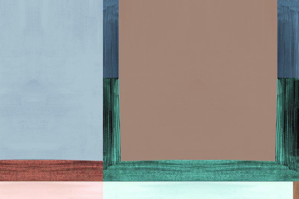 Geometriska färgblock av cartissi