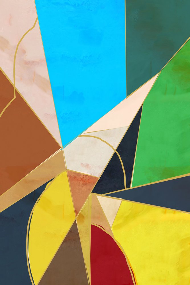 Geometriskt färgspel av cartissi
