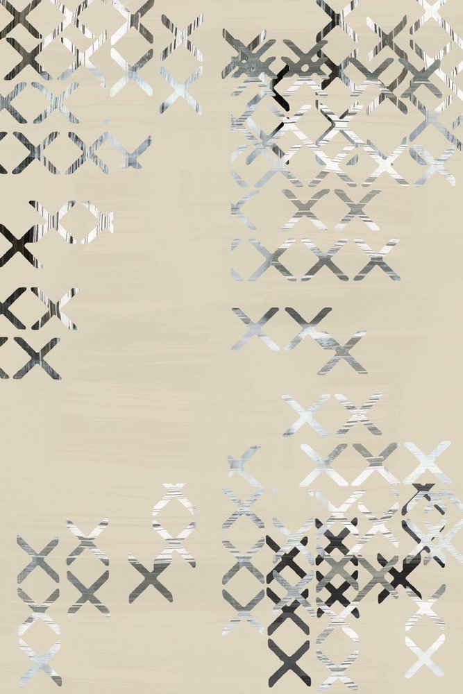 Geometriskt korsmönster av cartissi