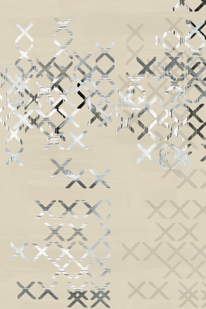 Geometriskt X-mönster av cartissi