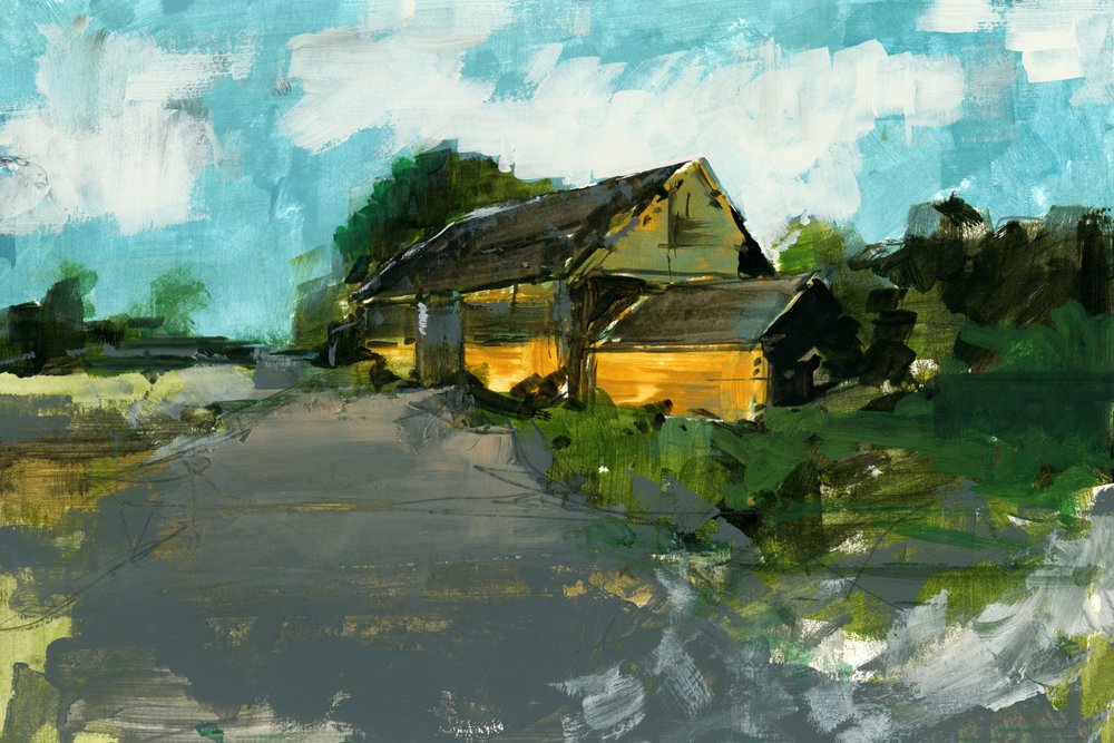 Golden Light Barn av cartissi