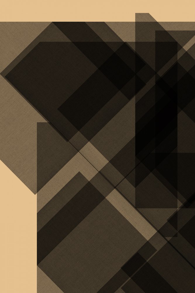 Geometriska former i flera lager av cartissi