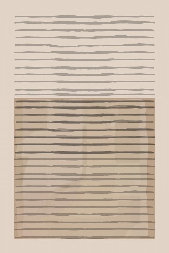 Minimalistiska, jordnära linjer av cartissi
