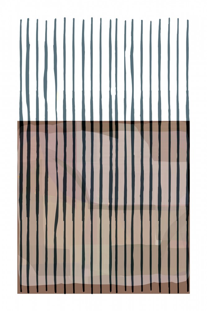 Minimalistiska randiga jordfärger av cartissi