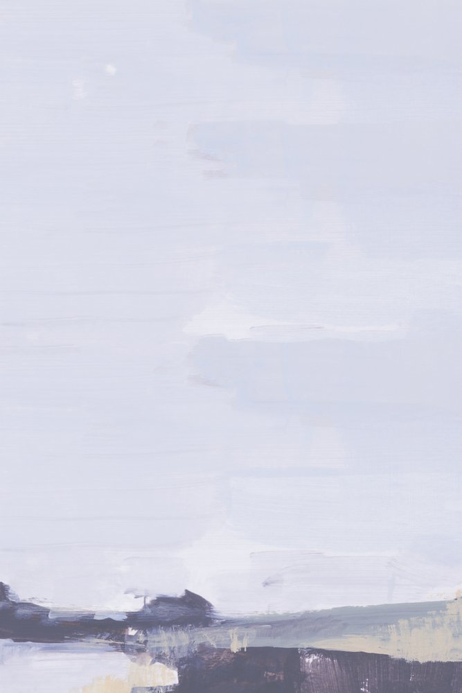 Ett stillsamt, dämpat landskap av cartissi