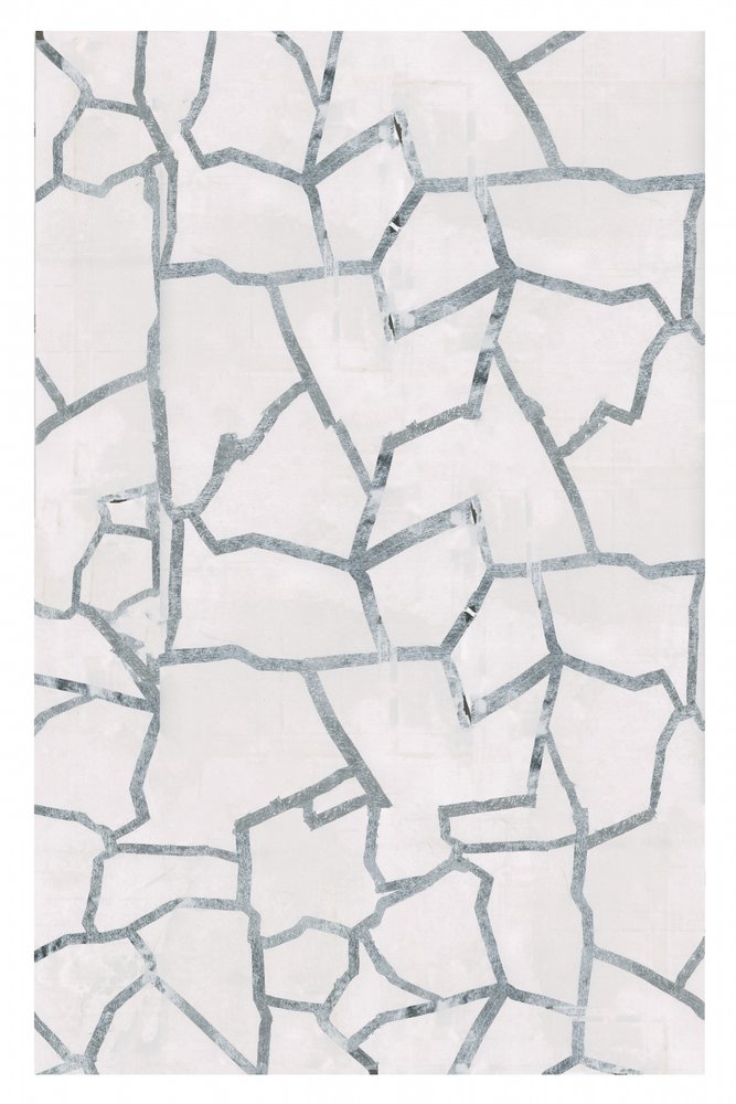 Geometriska fragment i silver av cartissi
