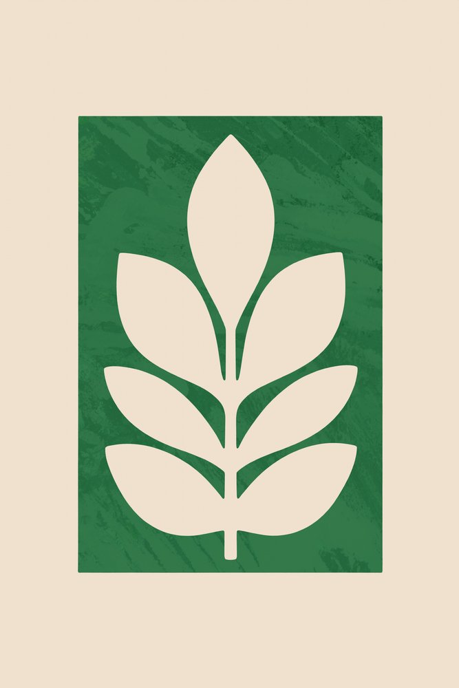 Enkel botanisk stjälk av cartissi