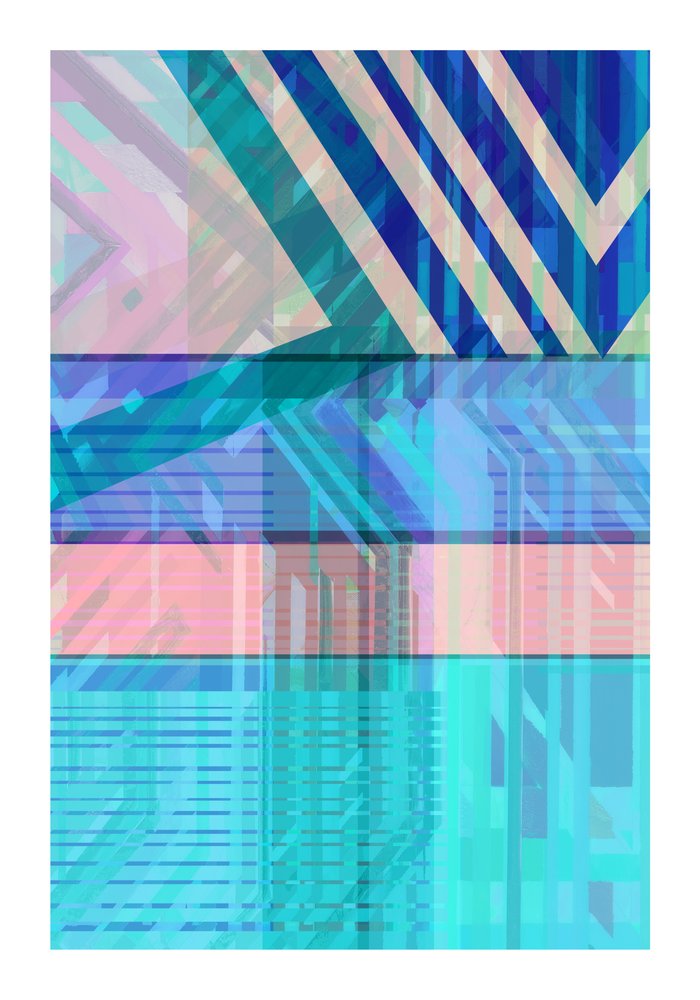 Levande digital geometri av cartissi