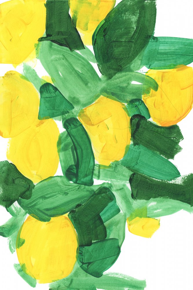 Livfulla citronblad av cartissi