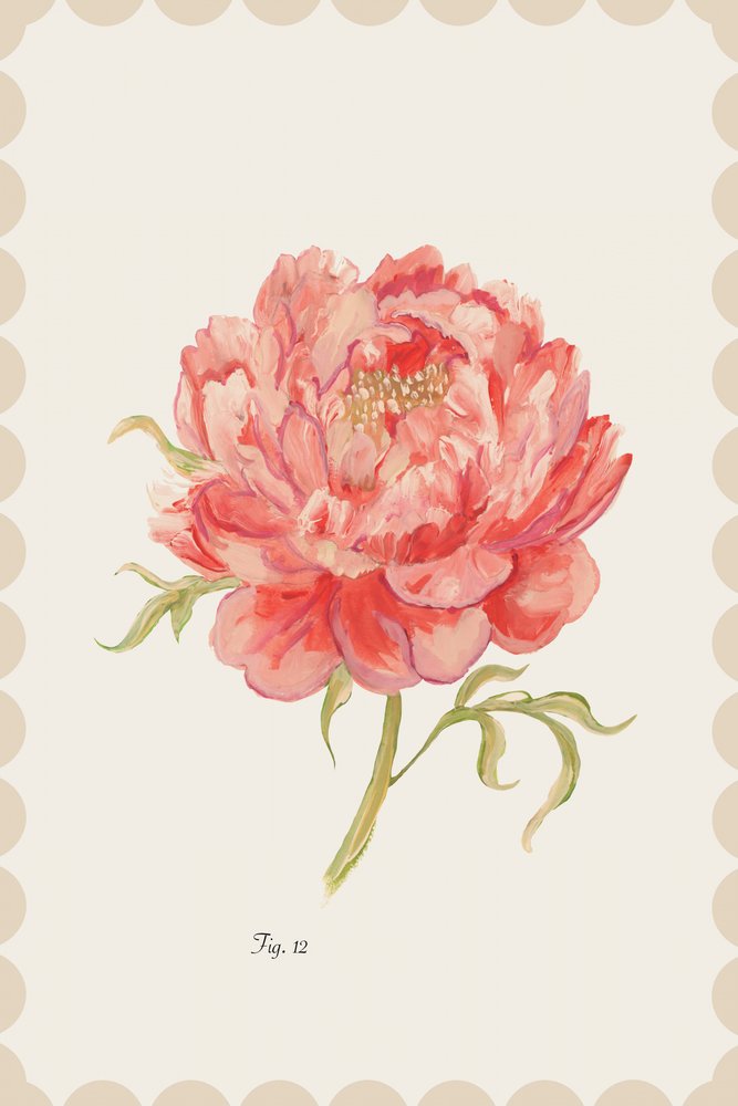 Vintage-rosa pion av cartissi
