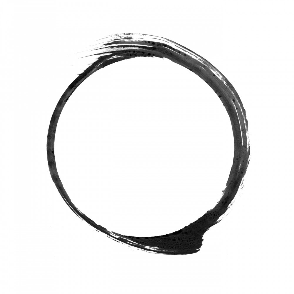 Zen Enso-cirkeln av cartissi