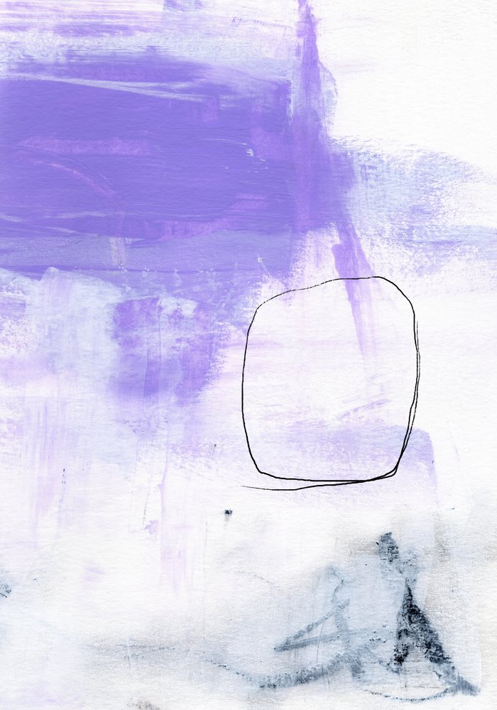 Lila abstrakt cirkel av uplusmestudio