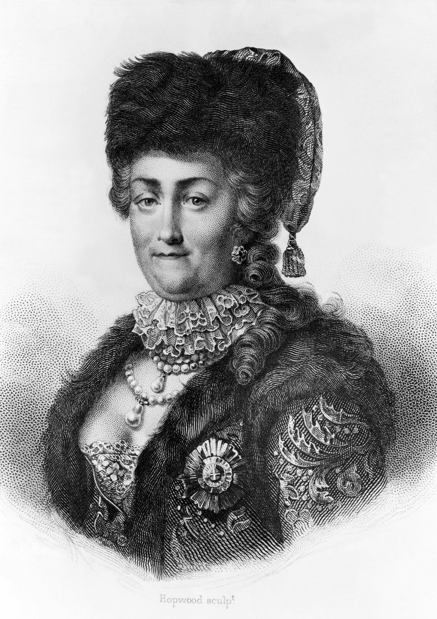 Katarina den stora av Ryssland av Unknown