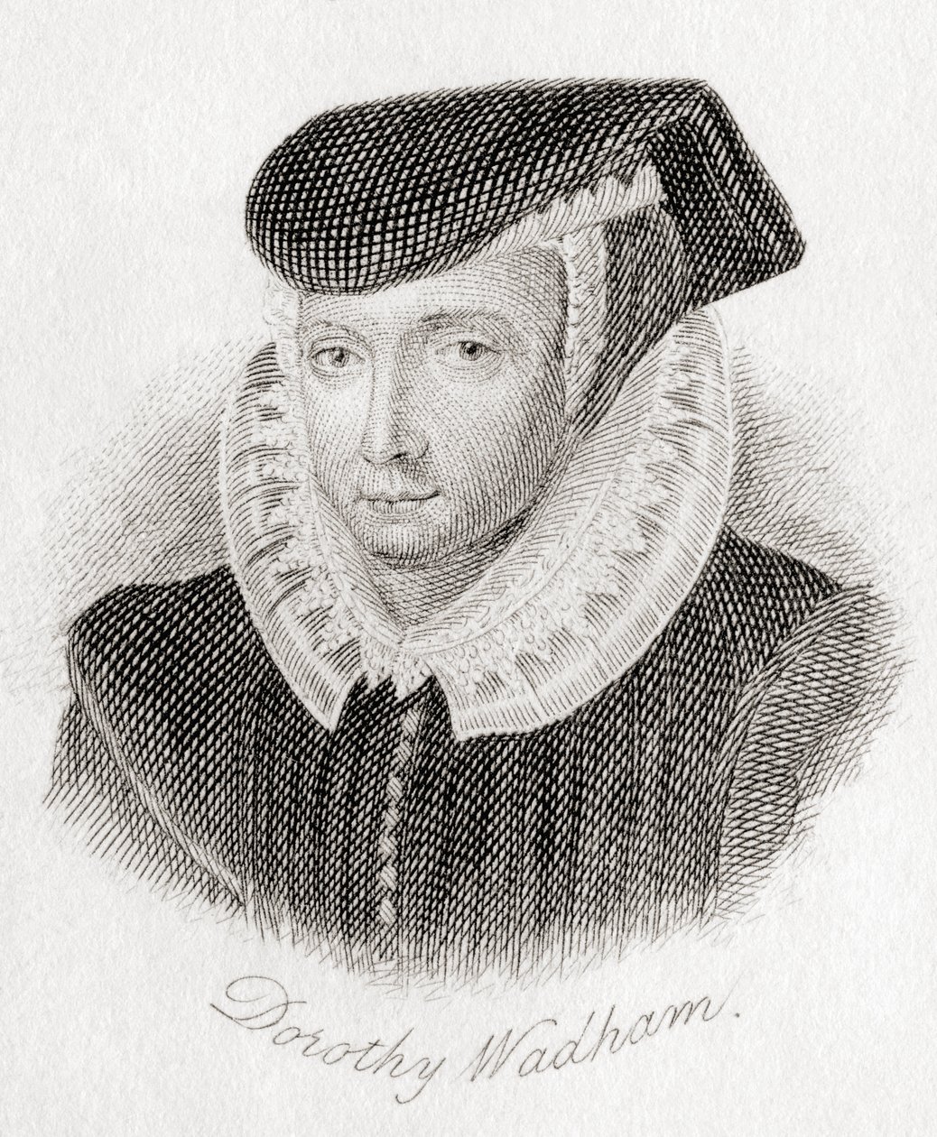 Dorothy Wadham, född Petre, c.15341535? 1618. av Unknown