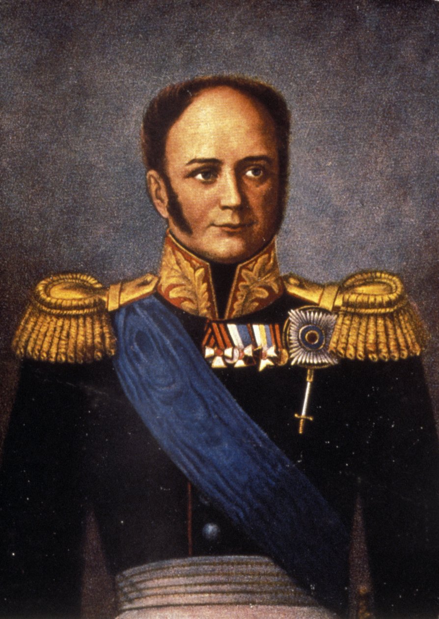 Kejsar Alexander I (1777 - 1825). av Unknown