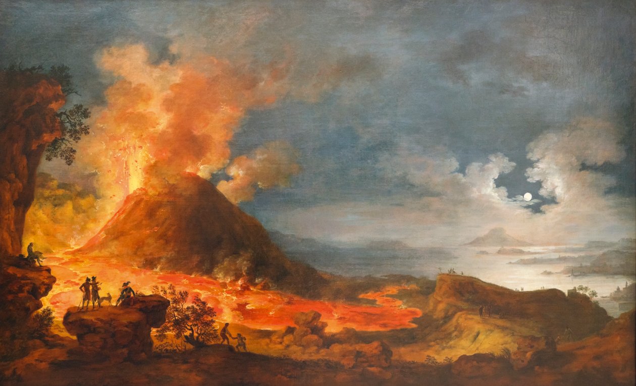 Utbrottet av Vesuvius, Italien, 14 maj 1771 av Unknown