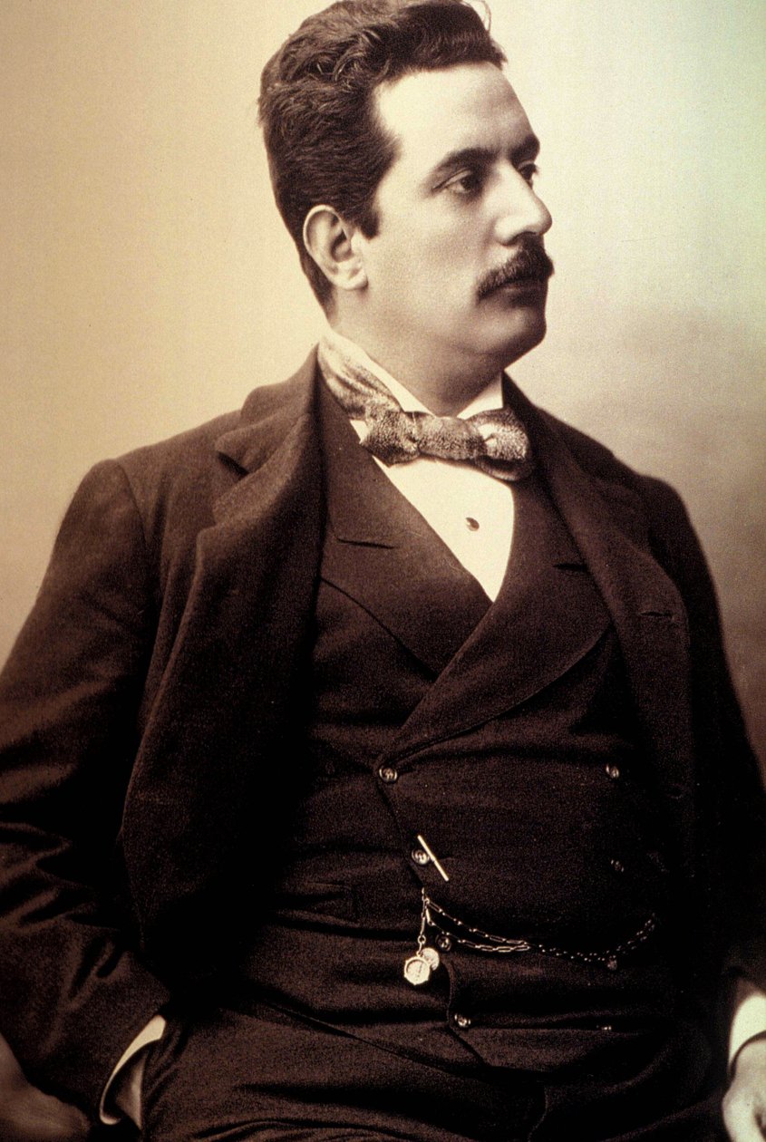 Giacomo Puccini (1858-1924) av Unknown