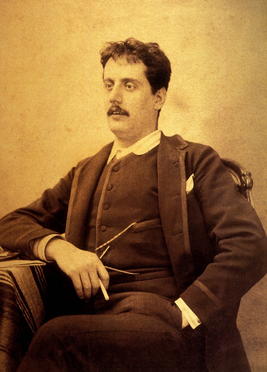 Giacomo Puccini (1858-1924) 1899 av Unknown
