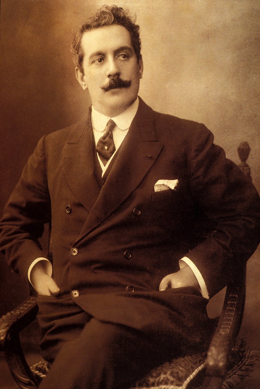 Giacomo Puccini (1858-1924) 1890 av Unknown