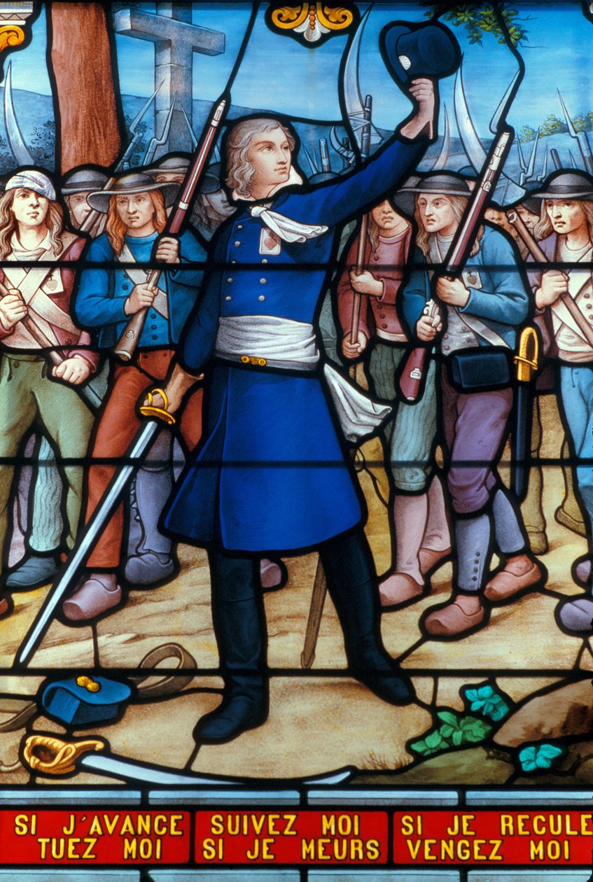 Henri de La Rochejaquelein - Nantes - Musee Dobree - Temporary Expo - "" Målat glas och Vendeekriget"" av Unknown