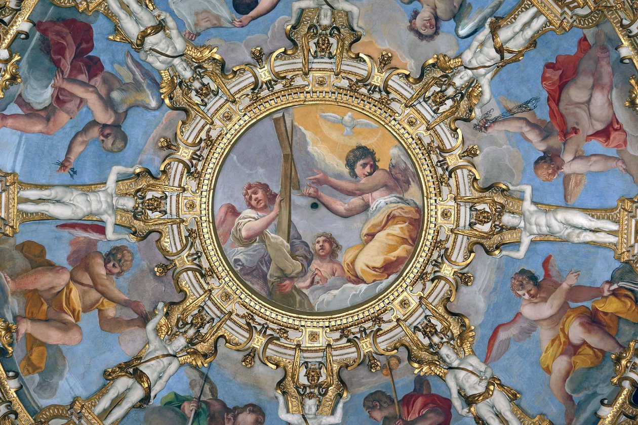 Interiör av Madonna della Ghiara, Reggio Emilia, Emilia-Romagna, Italien av Unknown