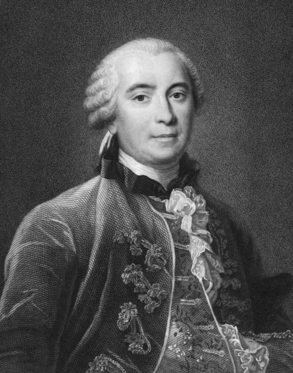 Porträtt av greve de Buffon, Paris, Frankrike, c.1750 av Unknown