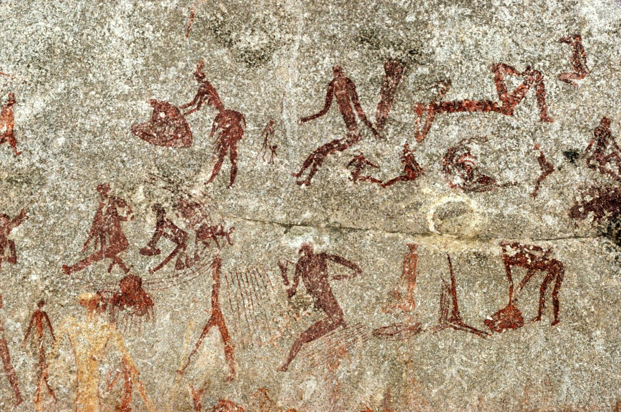 San Rock Art, Sydafrika av Unknown