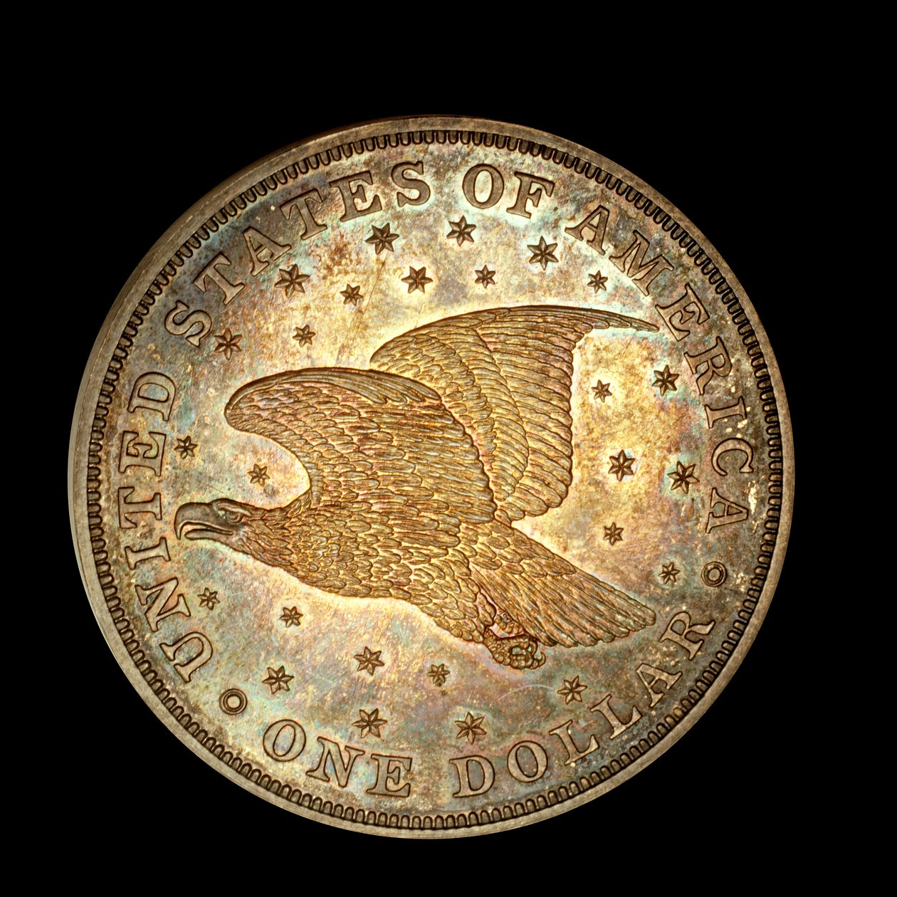 Silvermönster en dollarmynt, USA, president Andrew Jackson, 1837-1841 e.Kr av Unknown