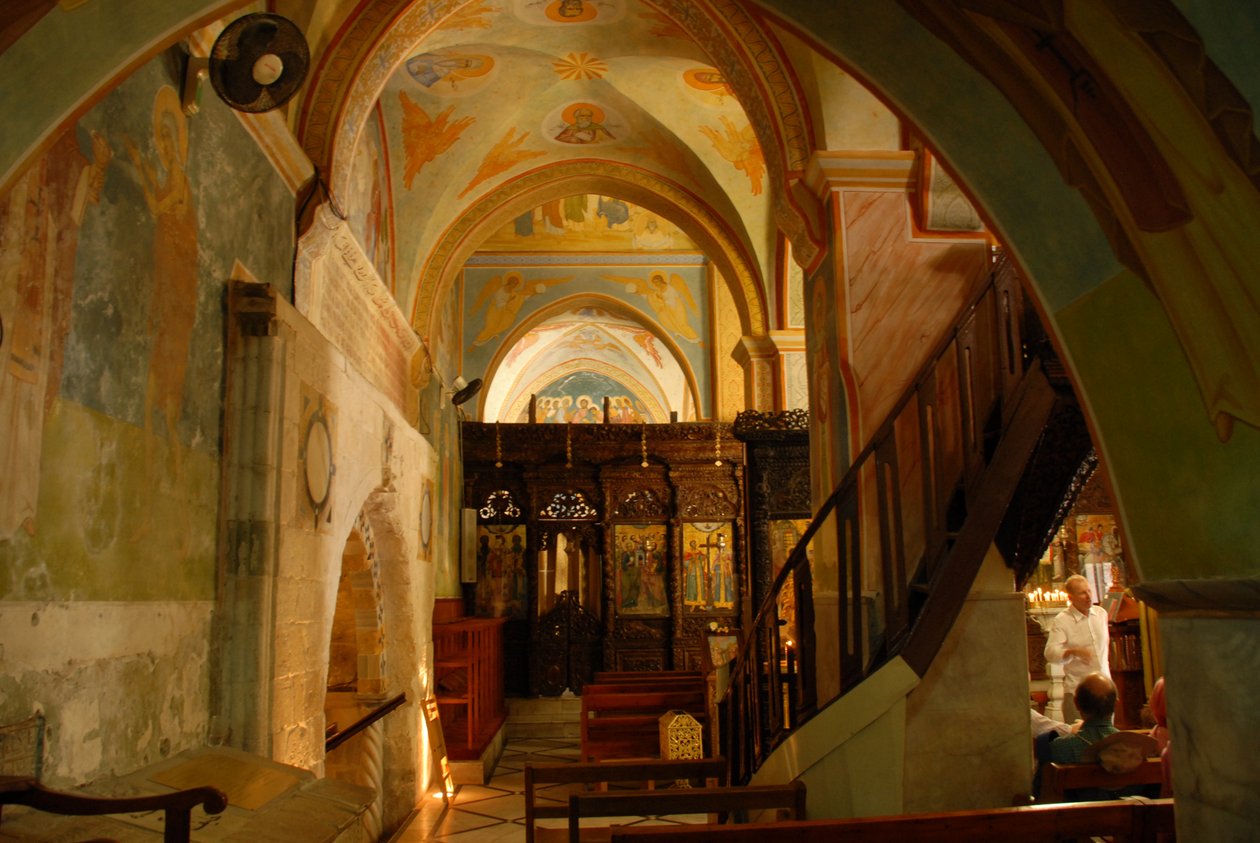 St Gabriels kyrka, Nasaret, Israel av Unknown