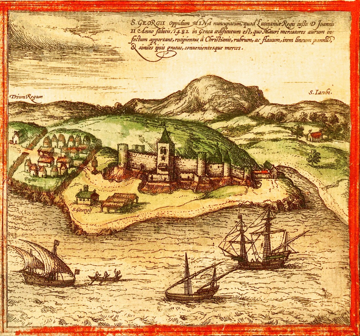St Georges Castle, Elmina Cape Coast, Västafrika av Unknown