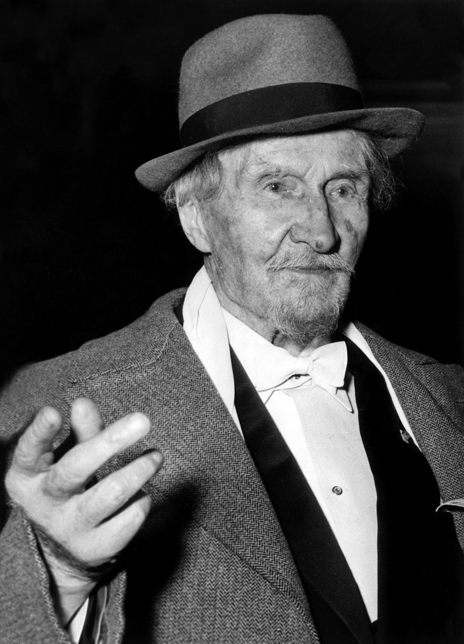 Den franske kompositören Gustave Charpentier (1860-1956) C. 1950 av Unknown