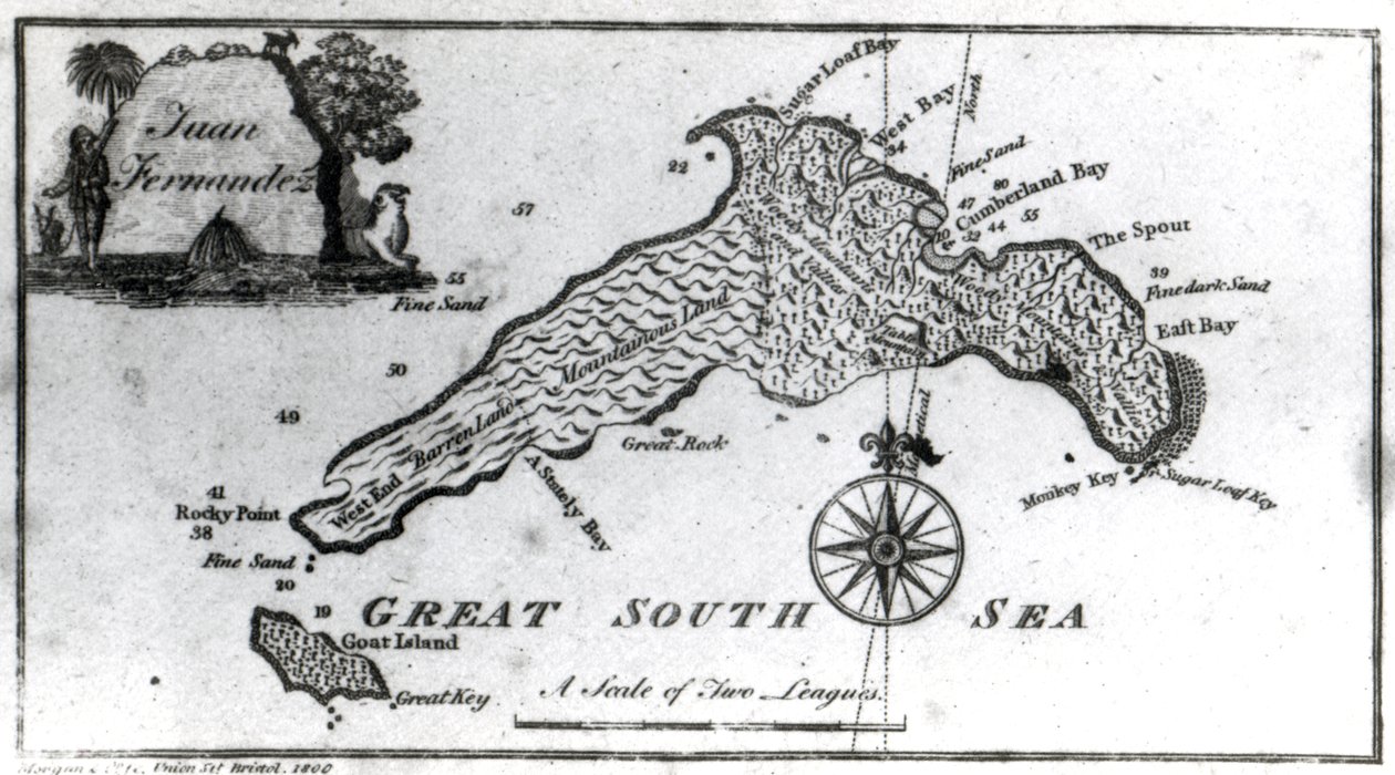 A Map of the Island of Juan Fernandez, lomia i le 