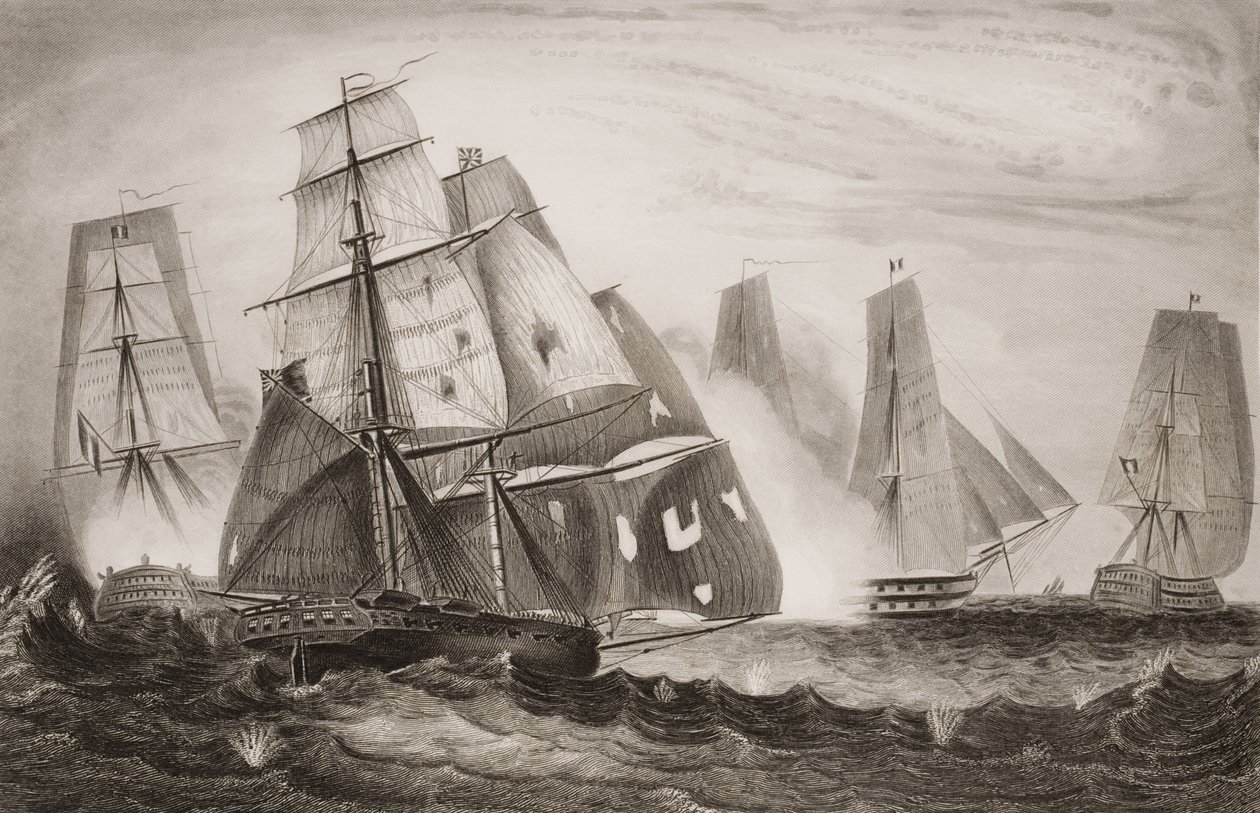 Kapten Charles Napiers oförskämda beteende i H.M. 18-kanon Brig Recruit för vilken han utsågs till D