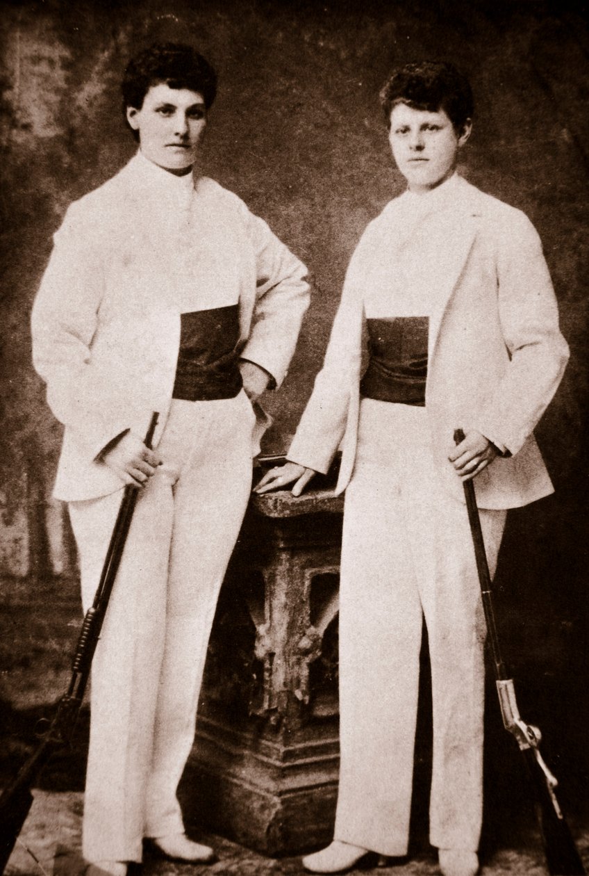 Annie Oakley och hennes syster av American Photographer