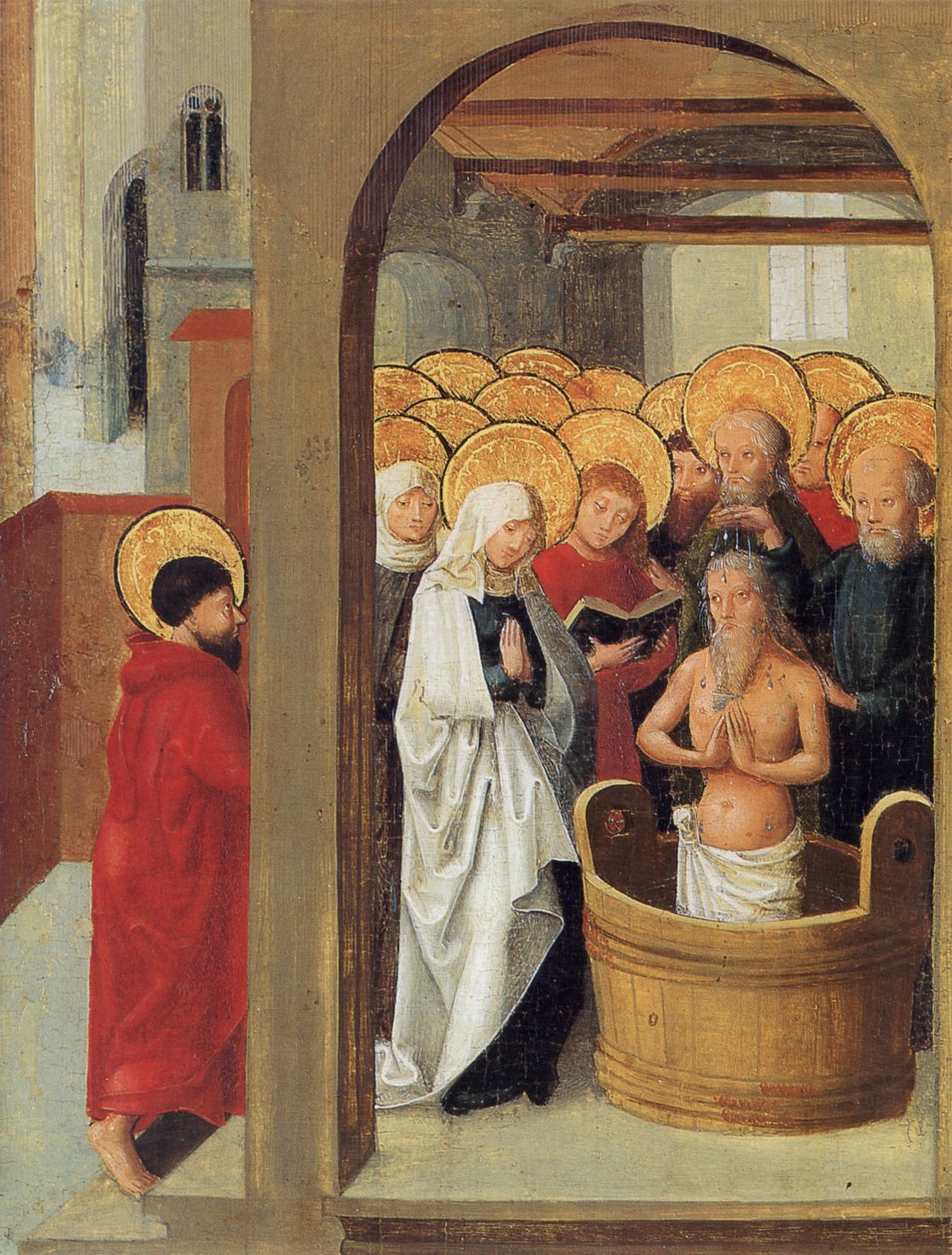 Weingartener Heilig-Blut-Tafel von 1489. av Anonymous