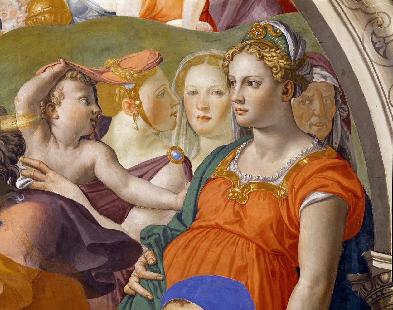 Korsningen av Röda havet av Agnolo Bronzino