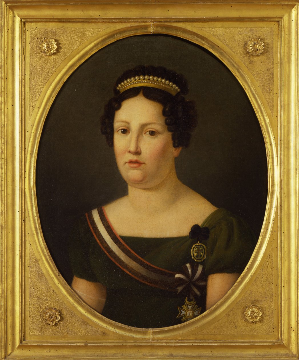 Porträttmålning av Maria Luigia di Borbone, hertiginna av Lucca av Creator