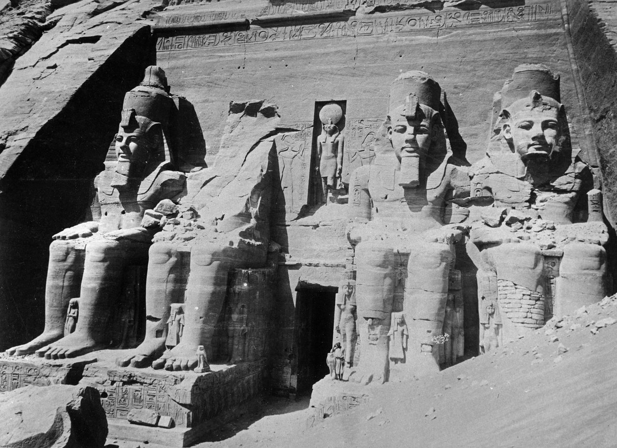 Ramses II:s tempel, c.1904-05 av English Photographer
