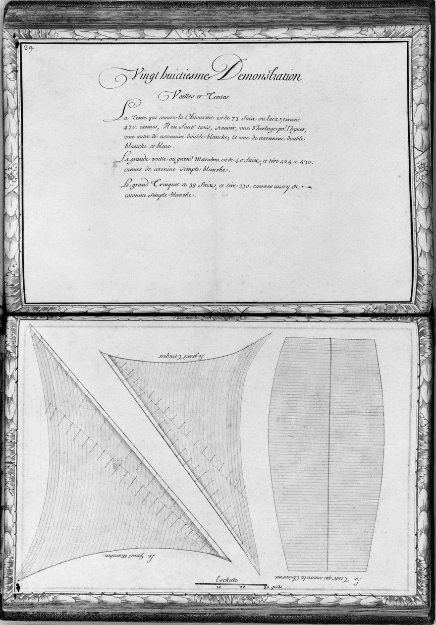 Segel av en byss, tjugoåttonde demonstration, skylt 29, illustration från 