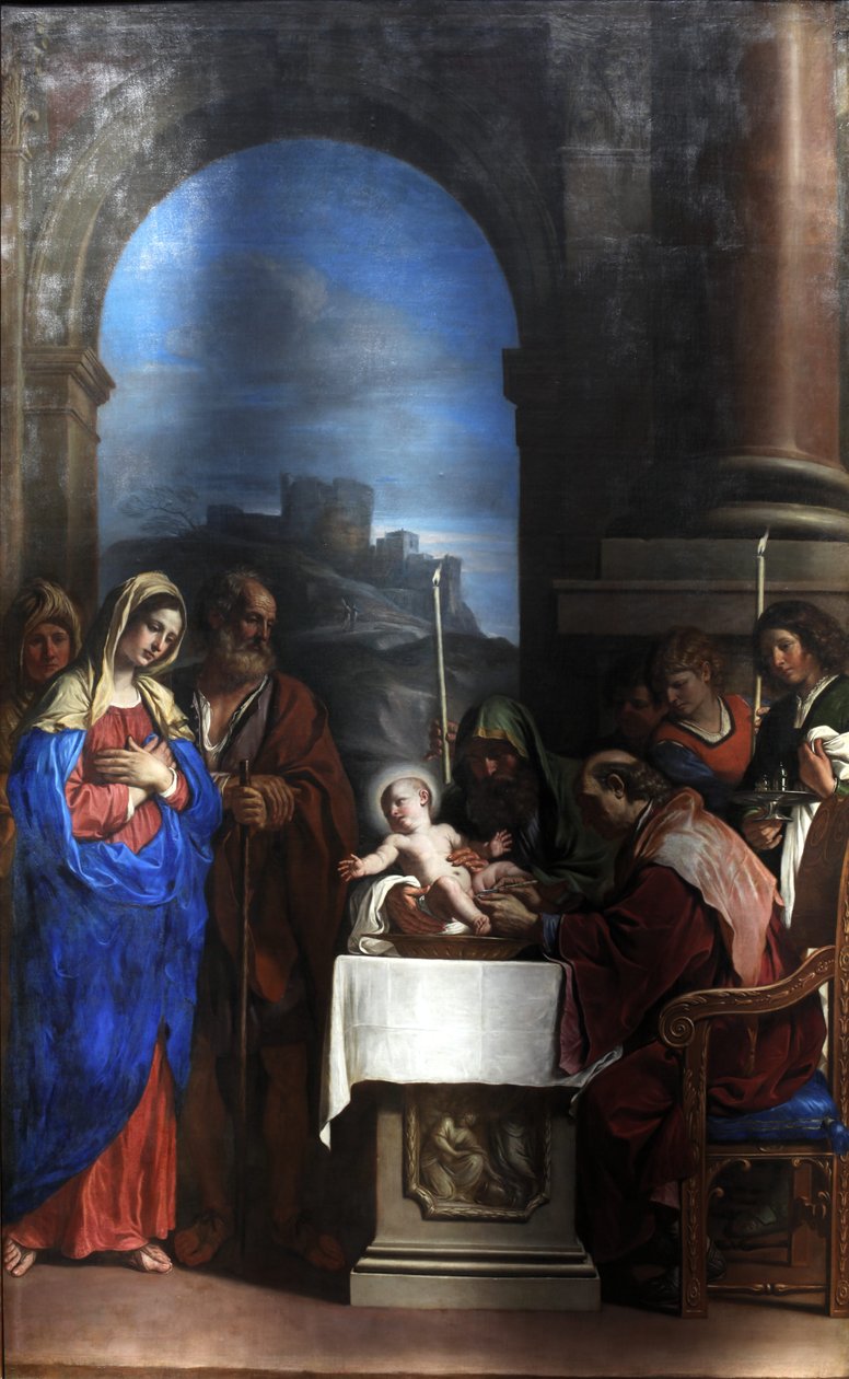 The Circumcision of Christ av Guercino