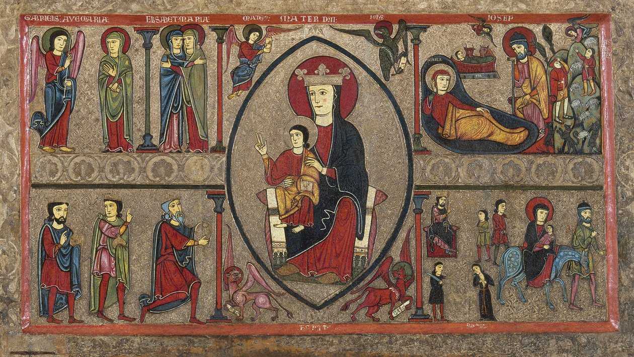 Altar frontal från Cardet av Iohannes