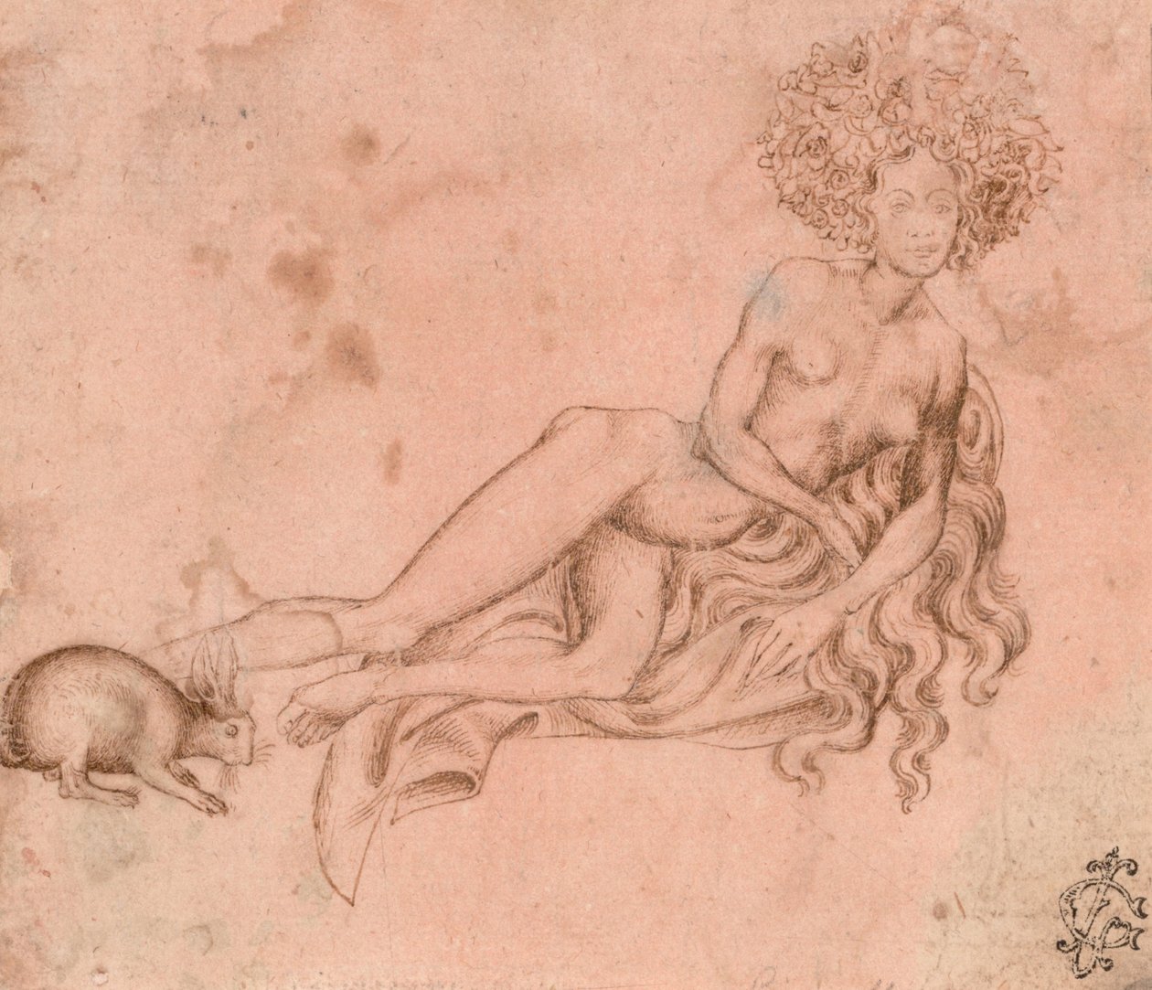 Allegory of Luxuria (recto), c. 1426 av Antonio Pisanello