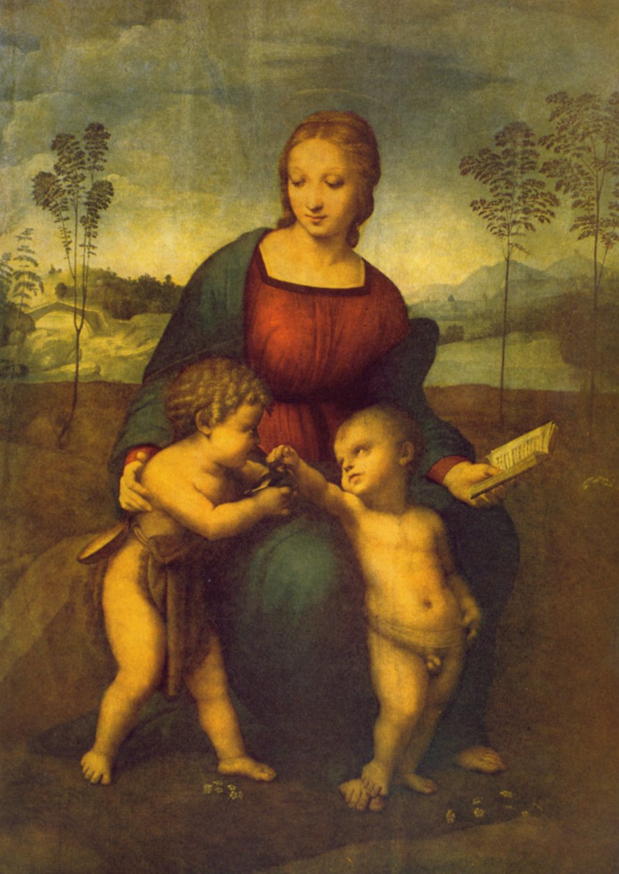 Madonna del cardellino av Raffaello Sanzio Raphael