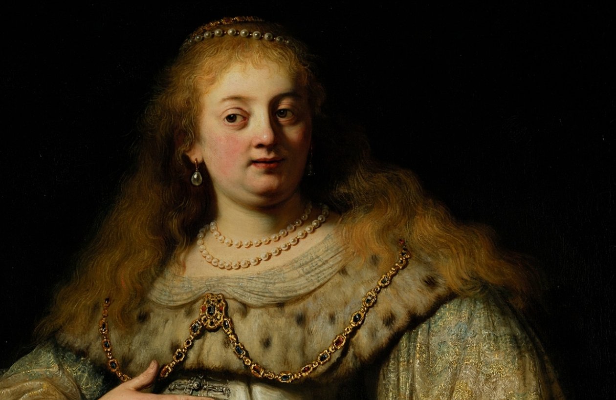 Artemisia, detalj av Rembrandt van Rijn