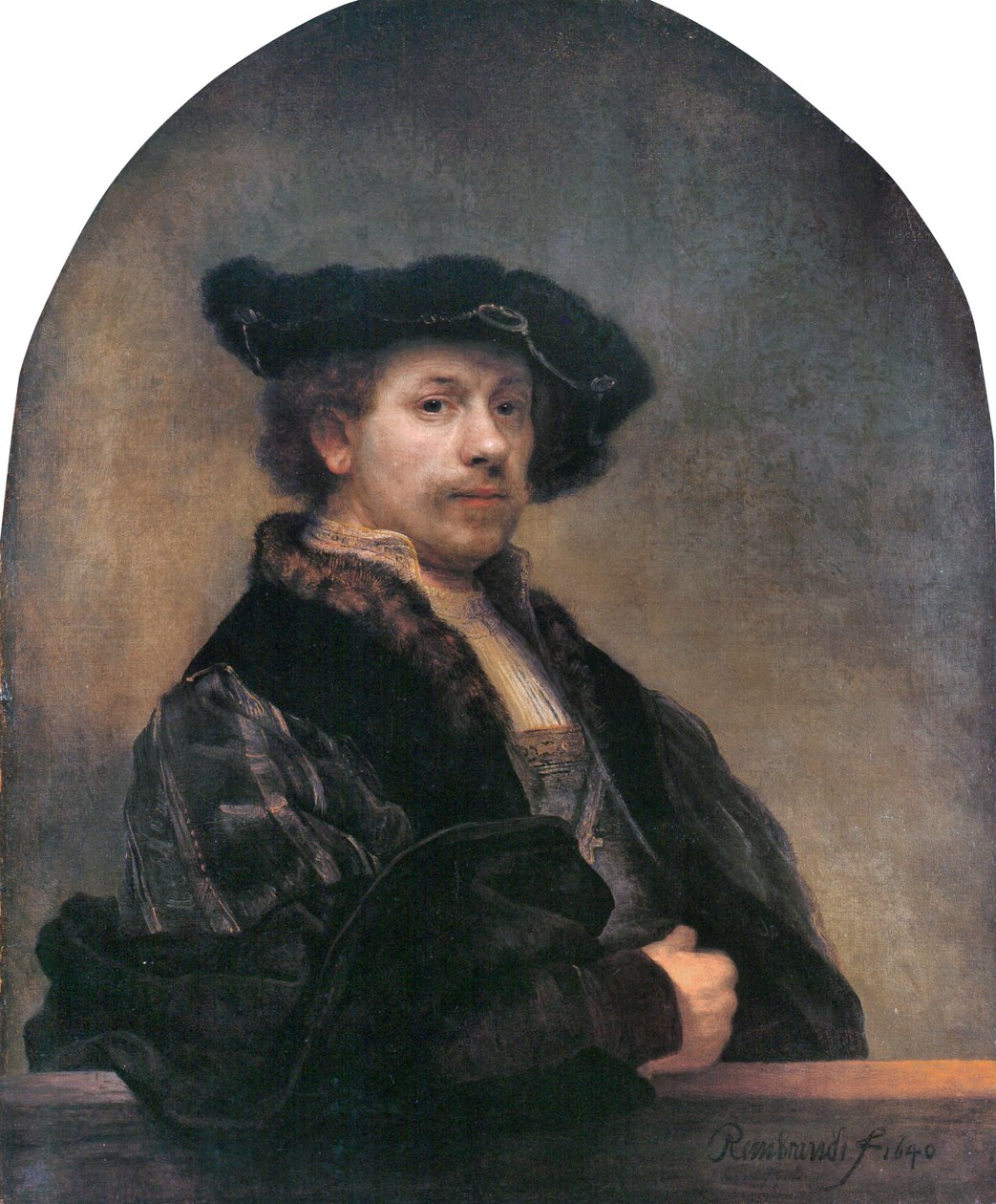 Självporträtt av Rembrandt van Rijn
