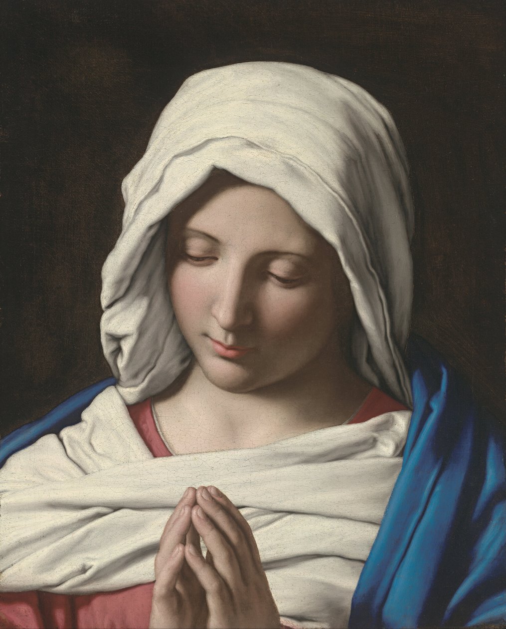 Madonna in prayer av Giovanni Battista Salvi da Sassoferrato