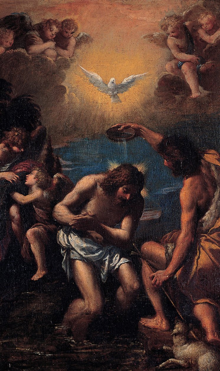 Baptism of Christ av Sigismondo Scarsellino