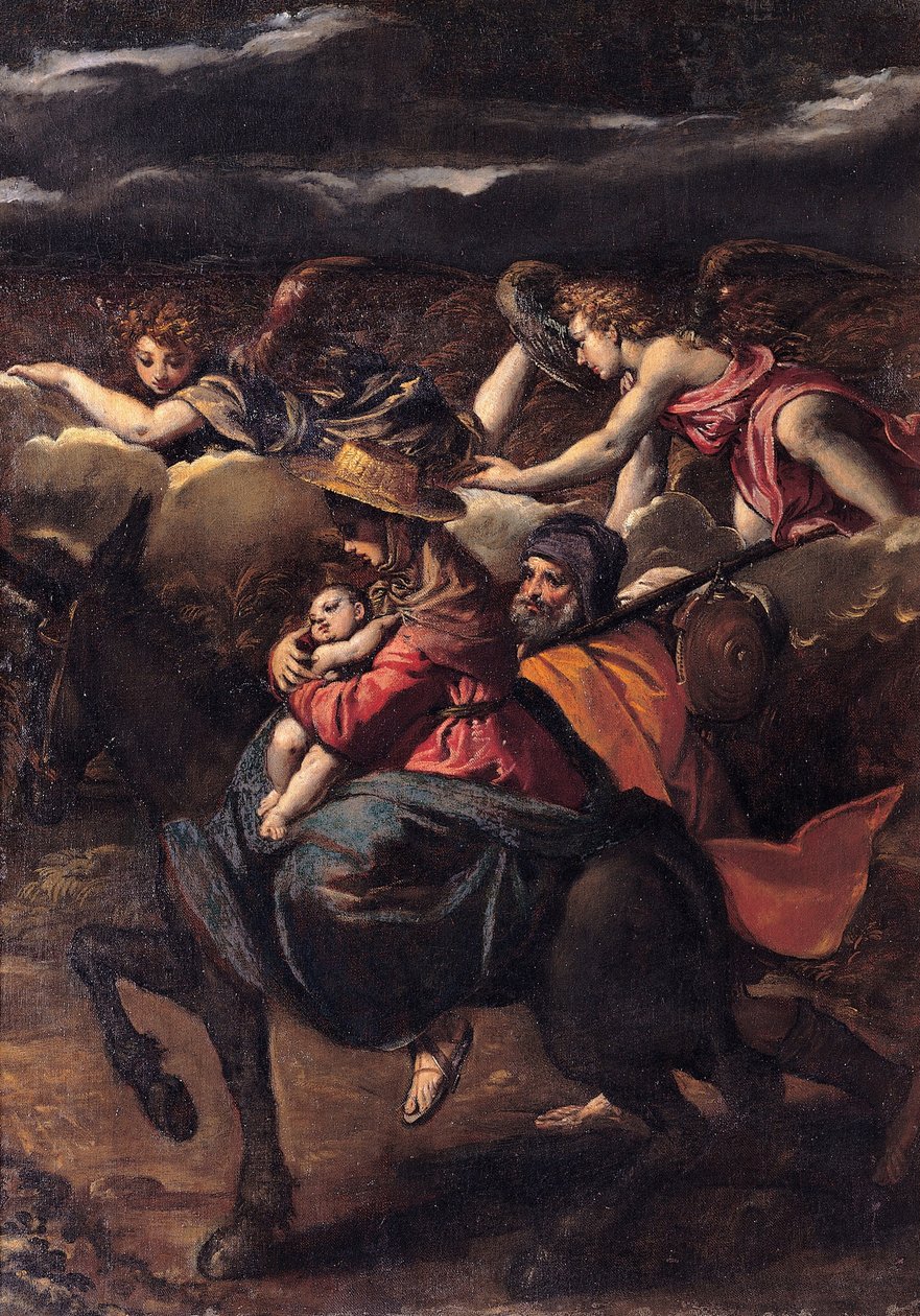 Flight into Egypt av Sigismondo Scarsellino